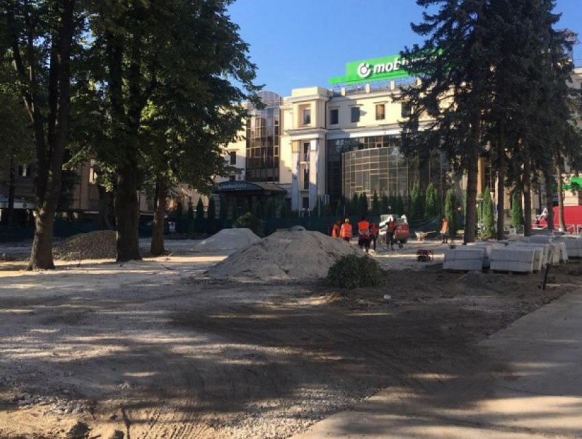 При реконструкции кишиневского «Арбата» спилены почти все деревья