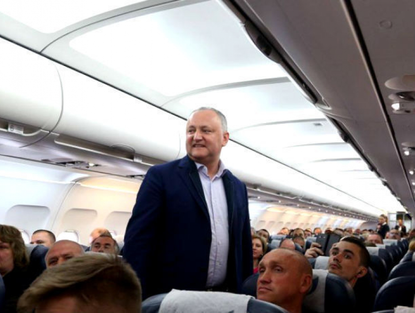 Президент Молдовы вылетел в Беларусь