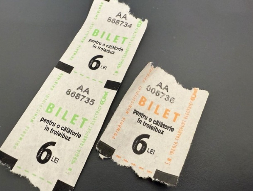 Кишинев обновляет билеты в троллейбусах: больше защиты, меньше подделок