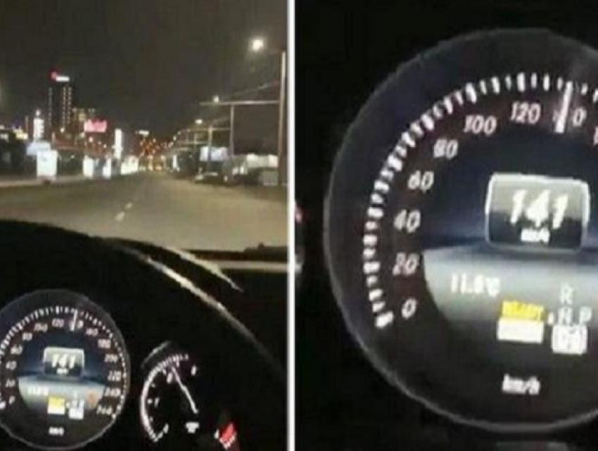 «Живи сегодня!» - автоледи из Кишинева разогналась до 140 км/ч по виадуку и записала видео