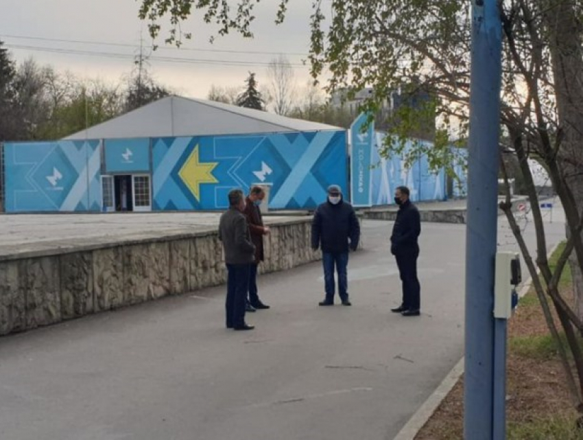 Импровизированный «полевой госпиталь» в Кишиневе - появились первые фото