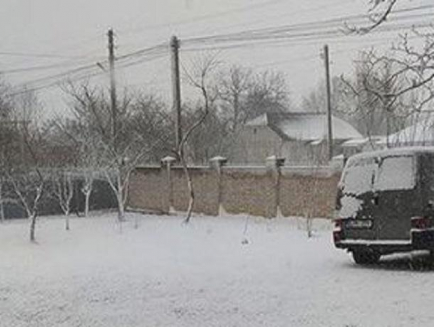 В нескольких районах севера Молдовы уже идет снег