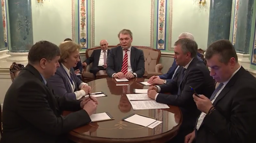 Зинаида Гречаный встретилась с председателем Госдумы РФ