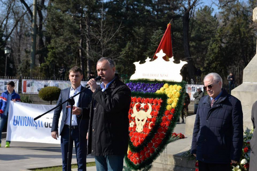 Додон – унионистам: Эта земля всегда будет молдавской, с молдавским языком и молдавской историей 