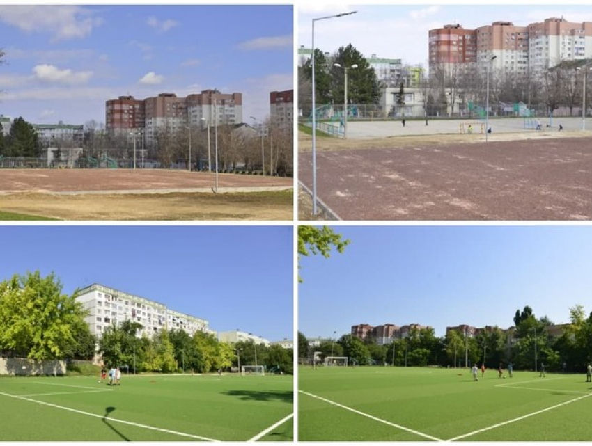 Чебан: обустройство футбольных полей в шести учебных заведениях столицы находится на последней стометровке
