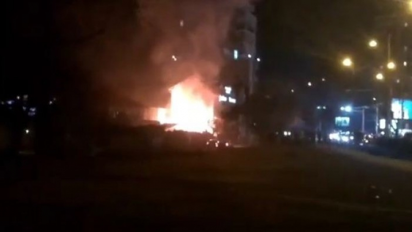 На улице Чуфля в сауне произошел пожар