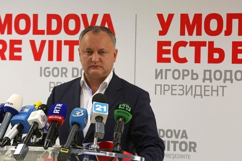 Додон об итогах выборов: «Правые» уходят в историю, президентом станет социалист