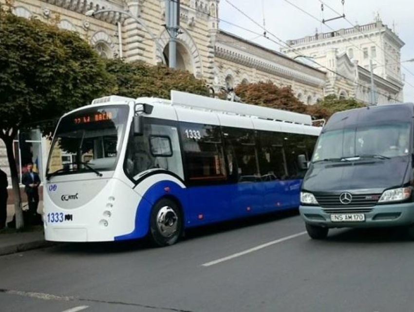 В Кишиневе начал действовать новый троллейбусный маршрут