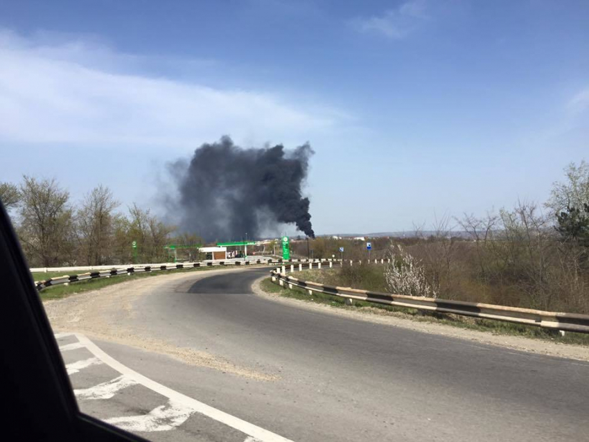 У таможенного терминала в Крикова произошел пожар
