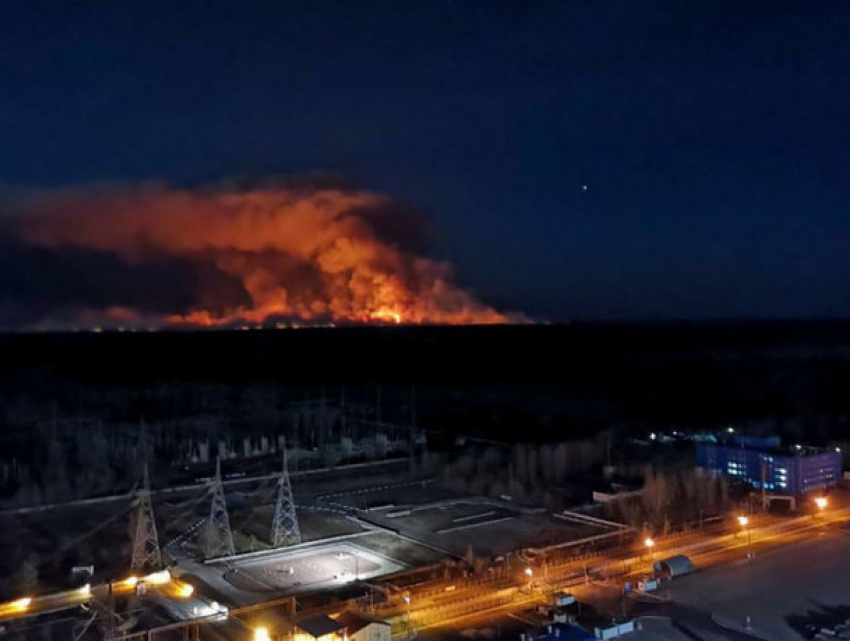 Облако радиоактивного дыма из Чернобыля движется в  сторону Молдовы 