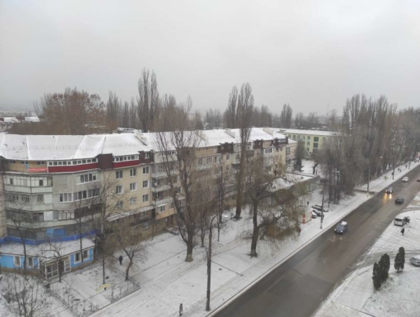 Снег, которого заждались в Кишиневе, наконец-то пошел!