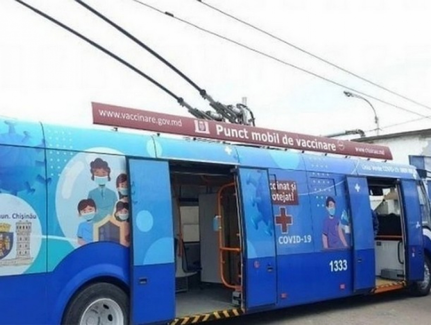 Мобильные пункты вакцинации в Кишиневе – локации во вторник, 11 января
