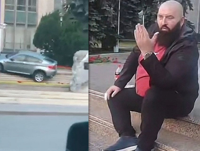 Найден мужчина, который «приземлился» на машине у входа в правительство