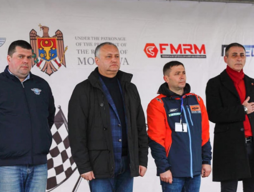 Президент Молдовы принял участие в открытии чемпионата Европы по мотокроссу