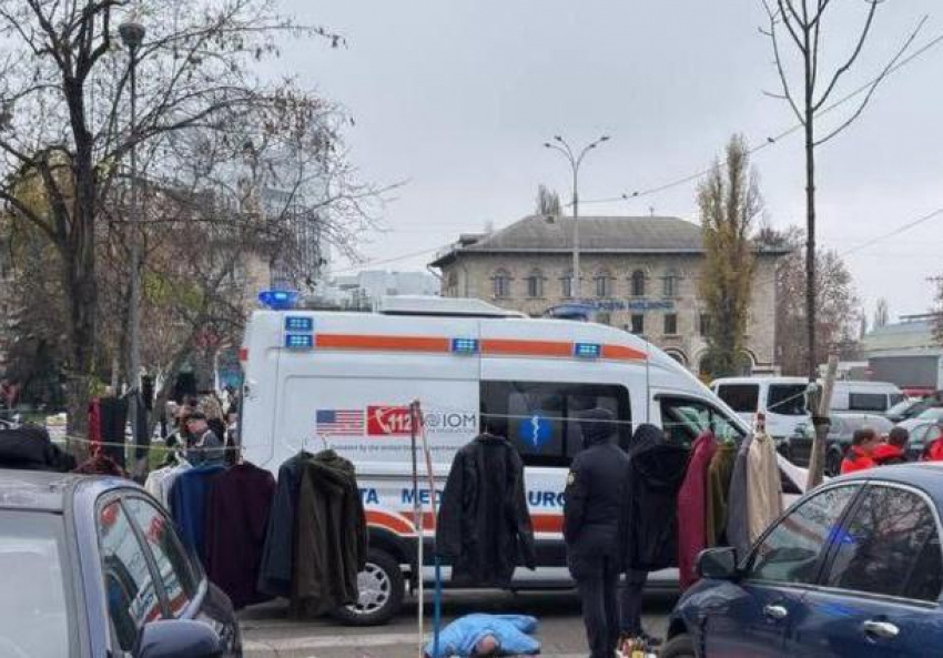 На блошином рынке в Кишиневе скончался мужчина