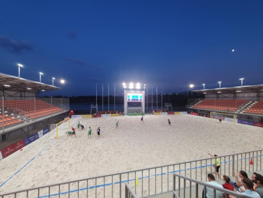 В Кишиневе открыли стадион для пляжных видов спорта
