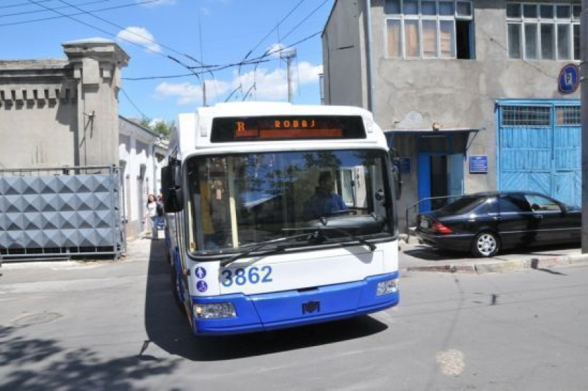 С 1 июня в Кишиневе приостанавливаются два троллейбусных маршрута