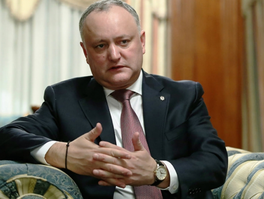 Додон: попытки Санду отменить режим ЧП - стремление ввергнуть Молдову в хаос