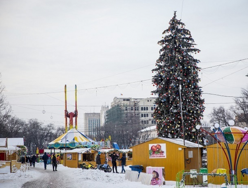 Улицу в центре Кишинева на месяц перекроют из-за Рождественской ярмарки