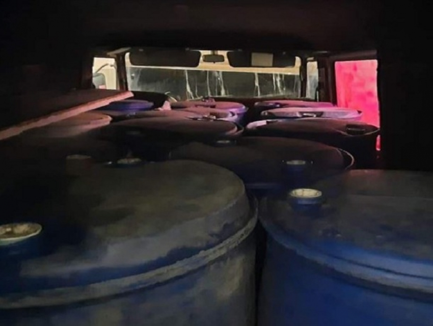 Под Бричанами конфискованы несколько тонн контрабандного спирта