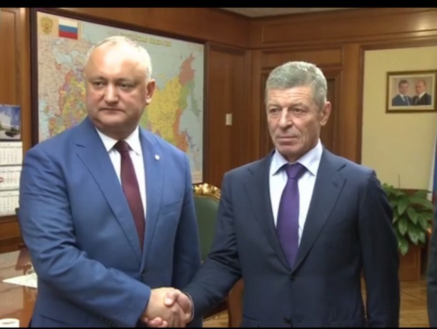 Стало известно, какие вопросы обсуждали Додон и Козак на встрече в Москве
