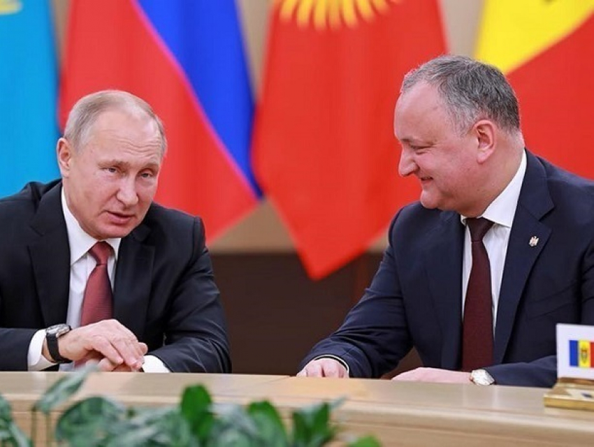 Игорь Додон рассказал, о чем говорил с Владимиром Путиным на саммите глав СНГ