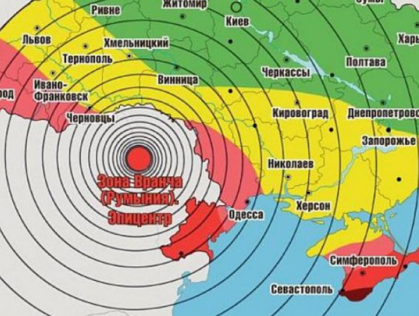 Два землетрясения произошли в сейсмозоне Вранча за сутки