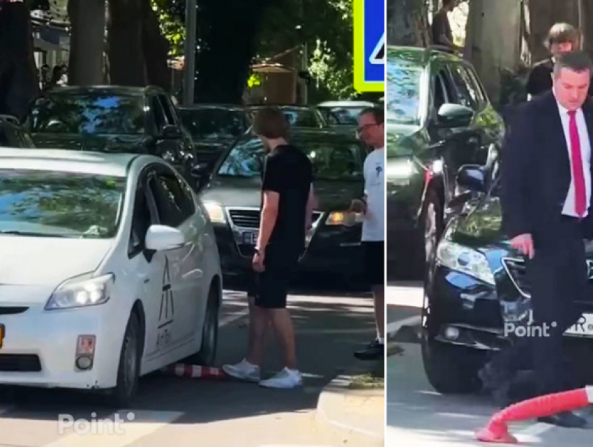 Скандал в центре Кишинева: все нарушители, заехавшие на велодорожку через столбики, наказаны