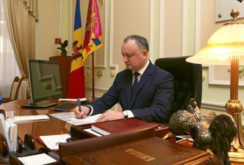 Игорь Додон инициирует процедуру опротестования назначения нового генпрокурора 