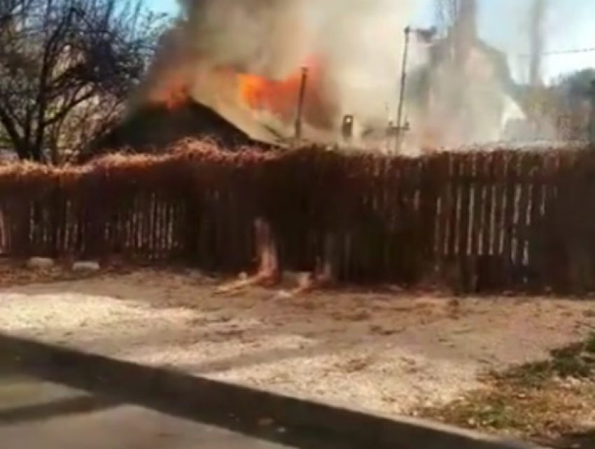 На столичной улице Негруцци приключился пожар