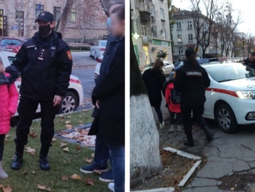 Карабинеры помогли заблудившейся девочке