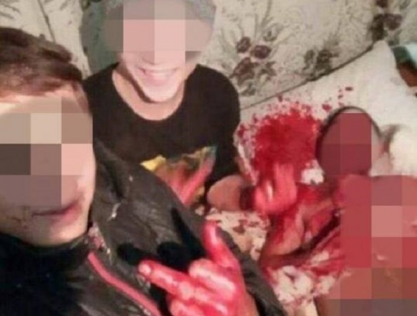 В Хынчештах подростки вымазались кровью убитого ими мужчины и сделали радостное селфи