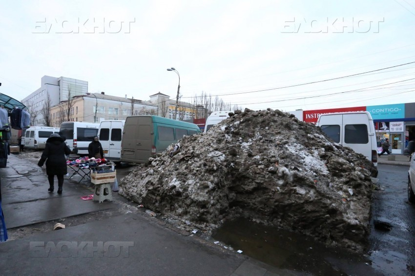 У примэрии Кишинева нет денег на уборку снега с тротуаров