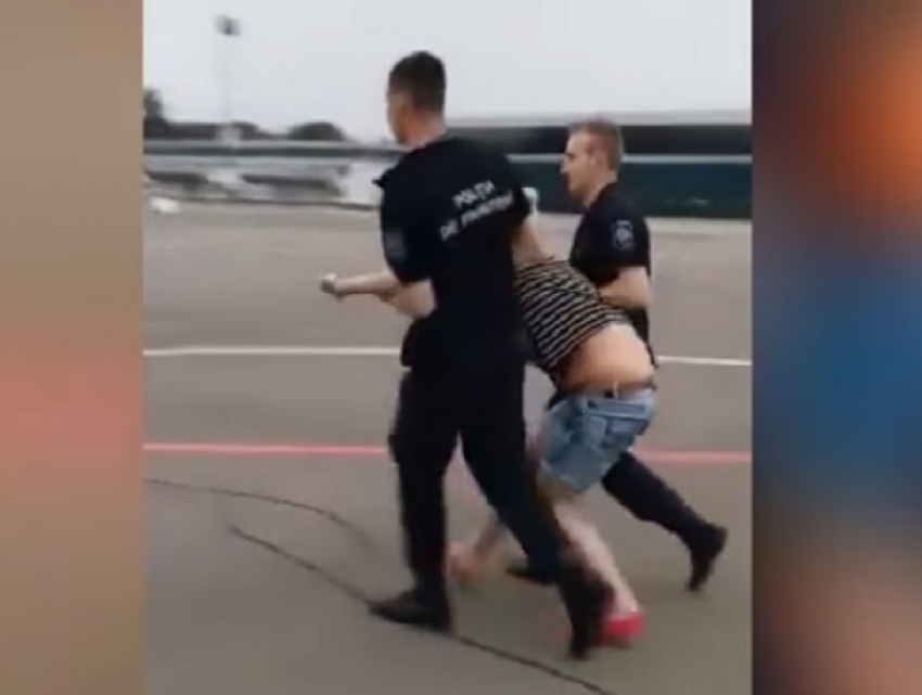 Безобразный скандал с мужчиной и «тупорылой овцой» в аэропорту Кишинева сняли на видео 