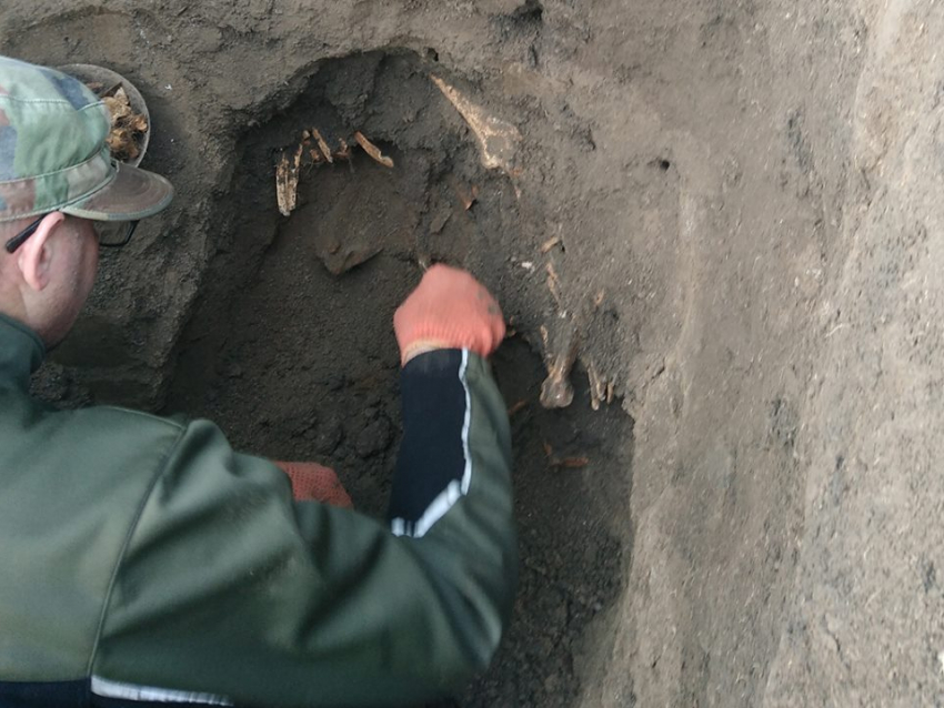 На Днестровском плацдарме поисковики обнаружили захоронение солдат
