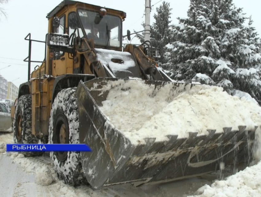 В Рыбнице за сутки выпало рекордное количество снега