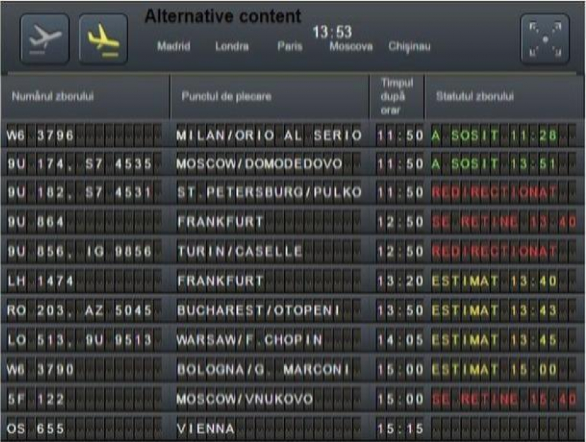 Работа кишинёвского аэропорта заблокирована, самолёты не могут приземлиться