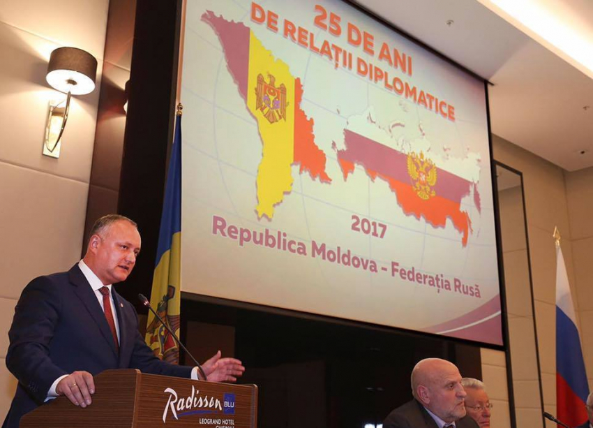 Додон: Отношения между народами Молдовы и России будут укрепляться еще больше 