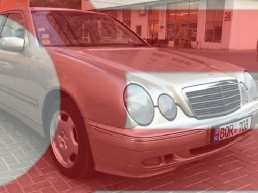 В Кишиневе у полицейского украли Mercedes