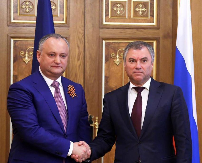 Игорь Додон встретился в Москве с председателем и руководителями всех фракций Госдумы РФ