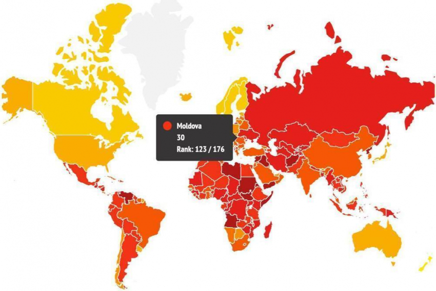 Transparency International: По уровню коррупции Молдова сравнялась с Гондурасом