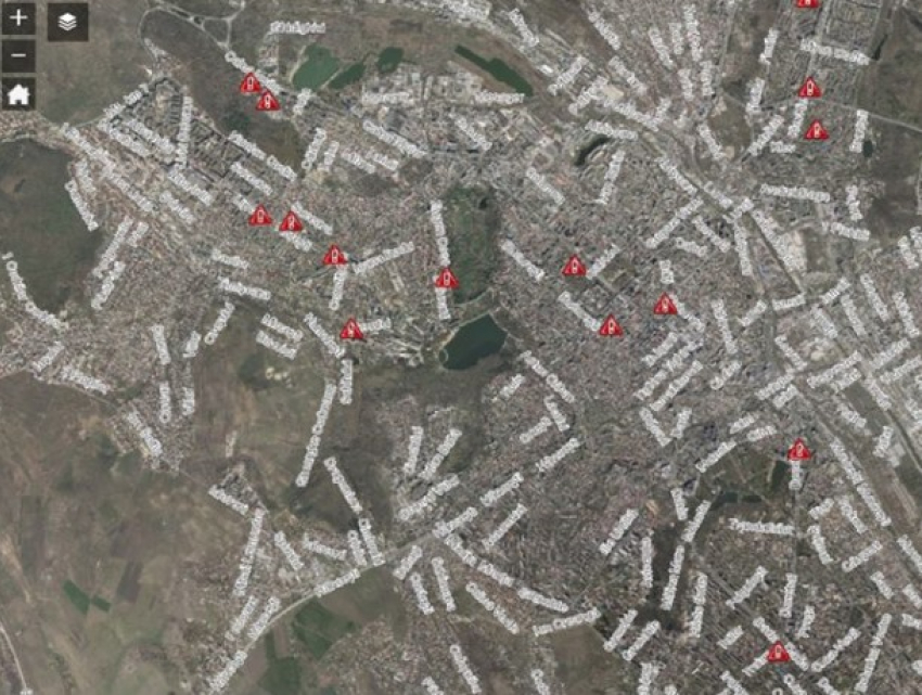 В Кишиневе разработана онлайн-карта незаконных строек