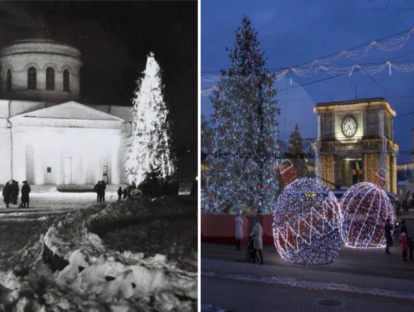Новогодний Кишинев 30 лет назад утопал в снегу