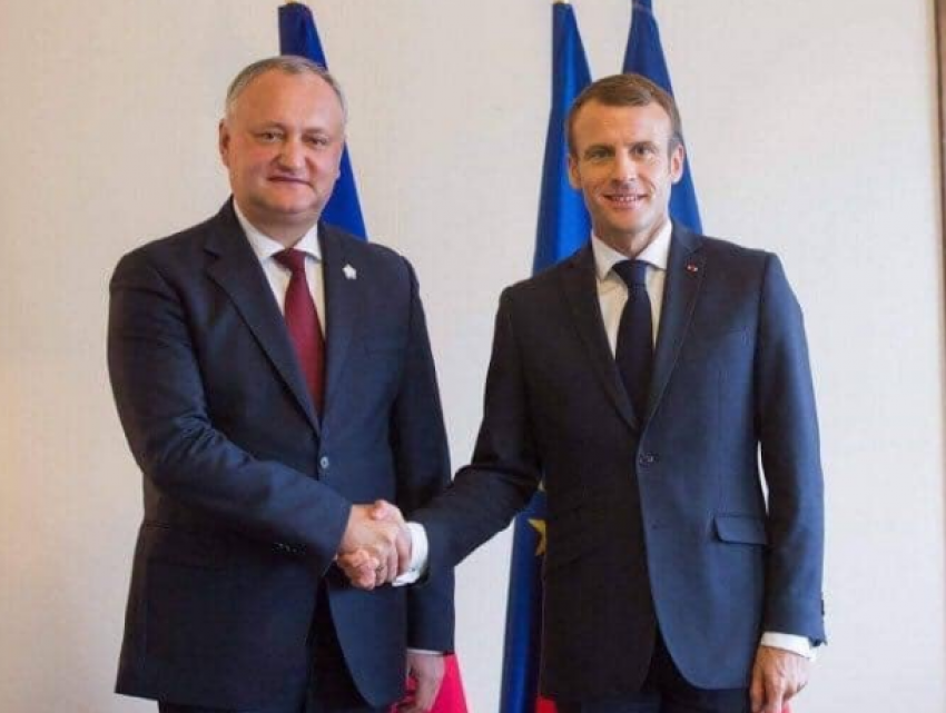 Игорь Додон поздравил народ Франции с национальным праздником